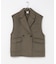 『一部別注カラー』YENN　DOUBLE FACE VEST JACKET