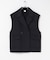 『一部別注カラー』YENN　DOUBLE FACE VEST JACKET