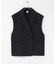 『一部別注カラー』YENN　DOUBLE FACE VEST JACKET