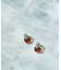 SMELLY so’　carnelian oval earring