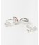 SMELLY so’　carnelian oval earring