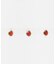 SMELLY so’　carnelian oval earring