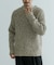 MIX SLUB PLAIN STITCH CREW-NECK