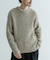 MIX SLUB PLAIN STITCH CREW-NECK
