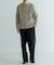 MIX SLUB PLAIN STITCH CREW-NECK