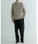 MIX SLUB PLAIN STITCH CREW-NECK