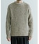 MIX SLUB PLAIN STITCH CREW-NECK