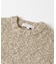 MIX SLUB PLAIN STITCH CREW-NECK