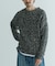 MIX SLUB PLAIN STITCH CREW-NECK