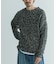 MIX SLUB PLAIN STITCH CREW-NECK