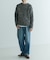 MIX SLUB PLAIN STITCH CREW-NECK