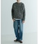 MIX SLUB PLAIN STITCH CREW-NECK