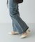 『MADE IN JAPAN』チャンキーヒールリボンパンプス
