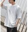 FORK&SPOON　ボーダープレーティングショートスリーブTシャツ