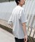FORK&SPOON　ボーダープレーティングショートスリーブTシャツ