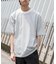 FORK&SPOON　ボーダープレーティングショートスリーブTシャツ