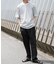 FORK&SPOON　ボーダープレーティングショートスリーブTシャツ