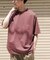 FORK&SPOON　ボーダープレーティングショートスリーブTシャツ