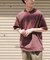 FORK&SPOON　ボーダープレーティングショートスリーブTシャツ