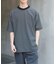 FORK&SPOON　ボーダープレーティングショートスリーブTシャツ