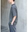 FORK&SPOON　ボーダープレーティングショートスリーブTシャツ
