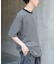 FORK&SPOON　ボーダープレーティングショートスリーブTシャツ