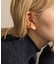 SMELLY so’　flat circle earcuff gld