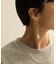 SMELLY so’　baroque pearl bar earring