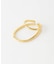 SMELLY so’　double circle earcuff gld