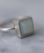 SMELLY so’　square amazonite ring