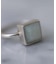 SMELLY so’　square amazonite ring