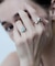 SMELLY so’　square amazonite ring