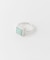 SMELLY so’　square amazonite ring