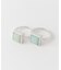 SMELLY so’　square amazonite ring