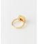 SMELLY so’　square carnelian ring