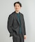 LIFE STYLE TAILOR　レトロヘリンボンストレッチジャケット