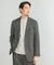 LIFE STYLE TAILOR　レトロヘリンボンストレッチジャケット