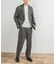 LIFE STYLE TAILOR　レトロヘリンボンストレッチジャケット