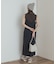 バックVストレートキャミワンピース