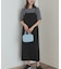 バックVストレートキャミワンピース