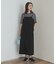 バックVストレートキャミワンピース