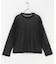 mizuiro ind　mesh dots crew neck pullover