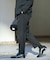 LIFE STYLE TAILOR　ツイルストレッチパンツ