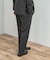 LIFE STYLE TAILOR　レトロヘリンボンストレッチ2タックパンツ