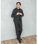 LIFE STYLE TAILOR　レトロヘリンボンストレッチ2タックパンツ