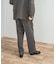 LIFE STYLE TAILOR　レトロヘリンボンストレッチ2タックパンツ