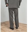 LIFE STYLE TAILOR　レトロヘリンボンストレッチ2タックパンツ