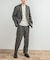 LIFE STYLE TAILOR　レトロヘリンボンストレッチ2タックパンツ