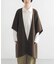ウールカシミヤリバーポンチョ