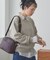 『仁村紗和さん着用』『UR TECH 200日ニット』スウェットライクプルオーバー
